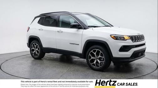 Bright White Clearcoat 2025 Jeep Compass Limited
