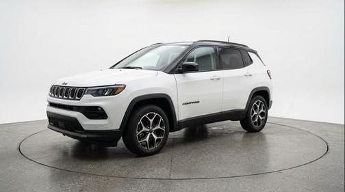 Bright White Clearcoat 2025 Jeep Compass Limited