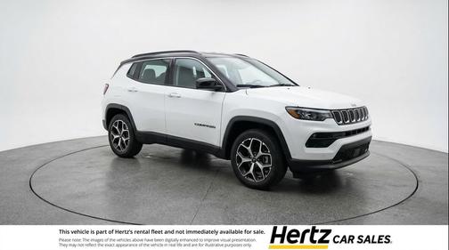Bright White Clearcoat 2025 Jeep Compass Limited