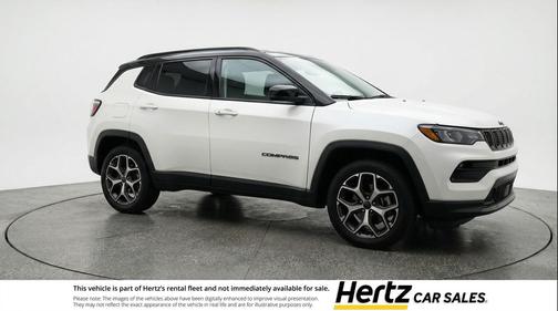Bright White Clearcoat 2025 Jeep Compass Limited