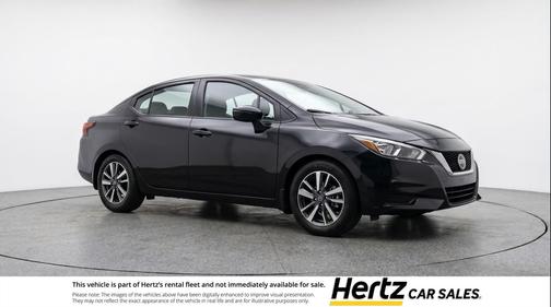 Super Black 2025 Nissan Versa 1.6 SV