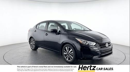 Super Black 2025 Nissan Versa 1.6 SV
