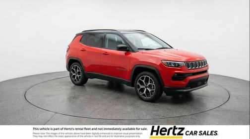 Red Hot Pearlcoat 2025 Jeep Compass Limited