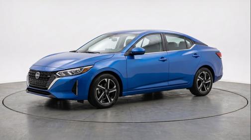 Electric Blue Metallic 2025 Nissan Sentra SV