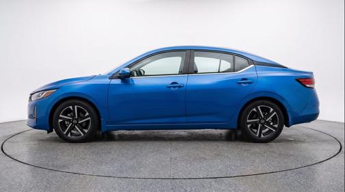 Electric Blue Metallic 2025 Nissan Sentra SV