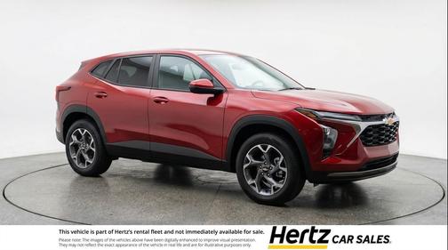 Crimson Metallic 2025 Chevrolet Trax LT