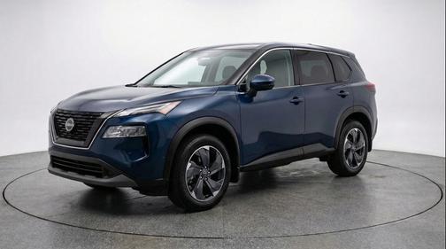 Deep Ocean Blue Pearl 2025 Nissan Rogue SV