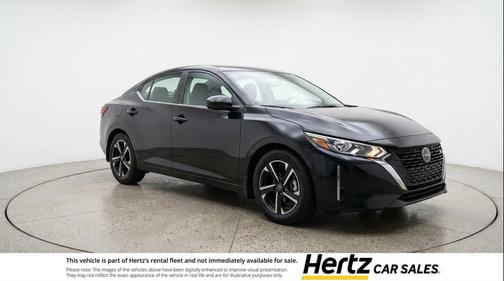 Super Black 2025 Nissan Sentra SV