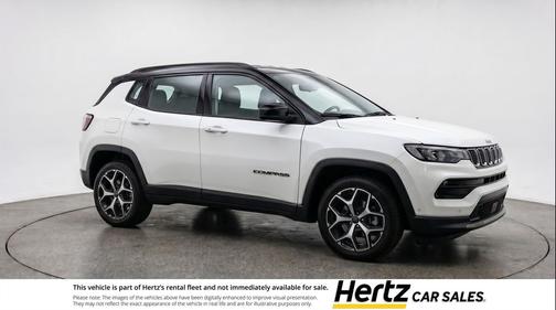 Bright White Clearcoat 2025 Jeep Compass Limited