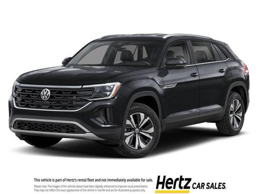 Black 2026 Volkswagen Atlas Cross Sport 2.0T SE w/Technology