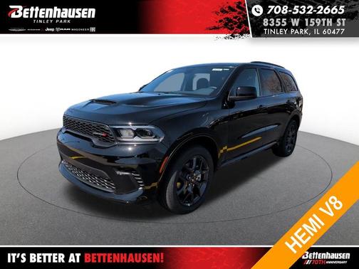 DB Black Crystal Clearcoat 2026 Dodge Durango GT HEMI V8