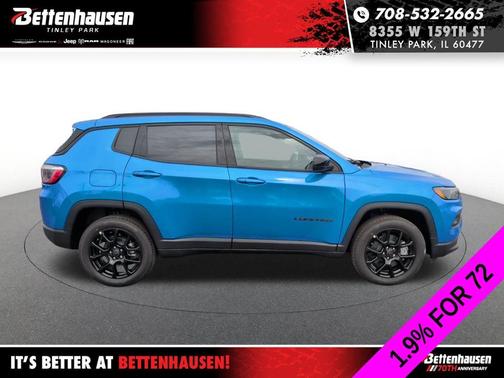 Hydro Blue Pearlcoat 2026 Jeep Compass Latitude