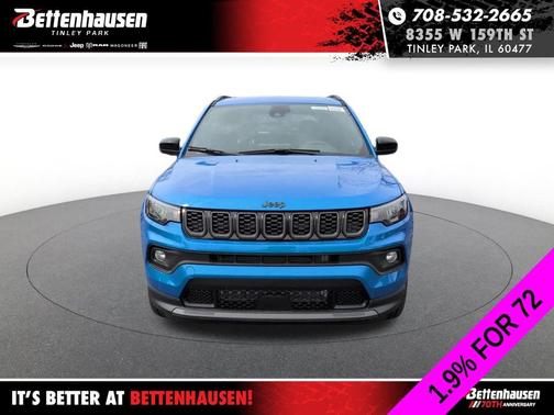 Hydro Blue Pearlcoat 2026 Jeep Compass Latitude