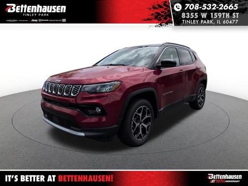 Red 2026 Jeep Compass Limited