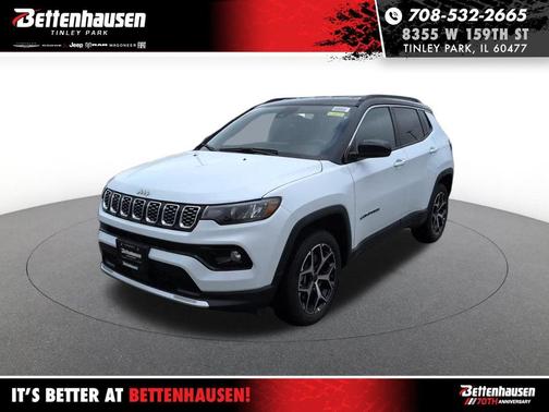 Bright White Clearcoat 2026 Jeep Compass Limited