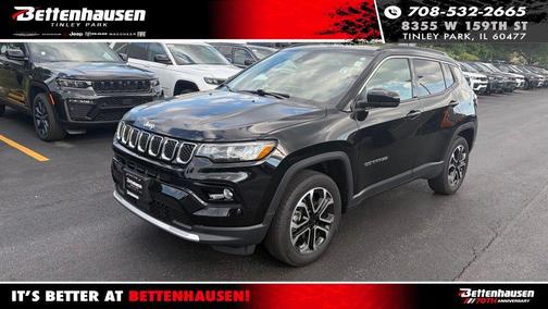 Diamond Black 2024 Jeep Compass Limited