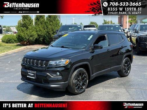 Diamond Black 2023 Jeep Compass Altitude