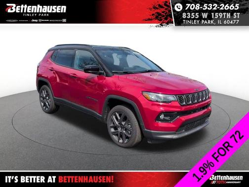 Red 2026 Jeep Compass Limited