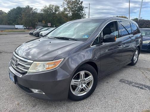 Polished Metal Metallic 2012 Honda Odyssey Touring Elite