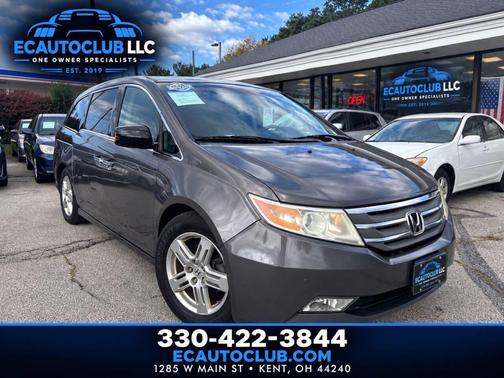 Gray 2012 Honda Odyssey Touring Elite