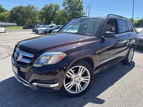 Burgundy 2013 Mercedes-Benz GLK-Class GLK 350 4MATIC