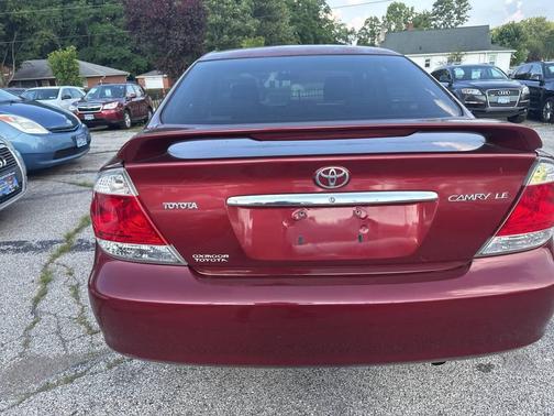 Burgundy 2005 Toyota Camry LE