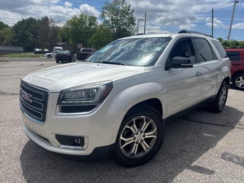 White 2015 GMC Acadia SLT-1