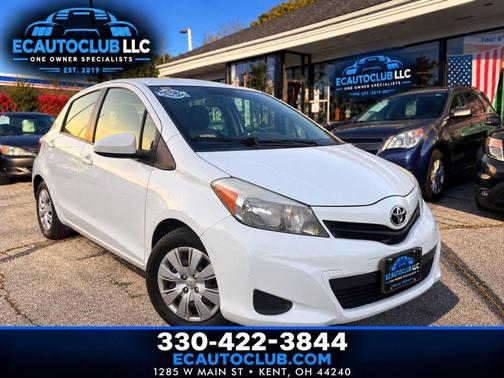 White 2012 Toyota Yaris LE