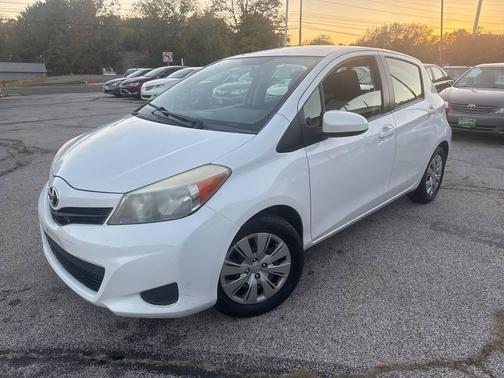 White 2012 Toyota Yaris LE