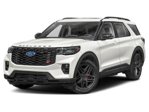 Star White Metallic Tri-Coat 2025 Ford Explorer ST