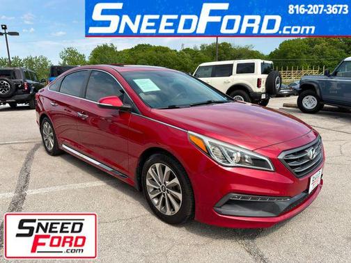 Scarlet Red 2017 Hyundai SONATA Sport