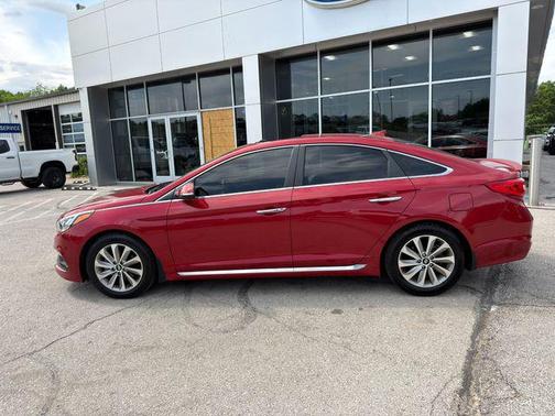 Scarlet Red 2017 Hyundai SONATA Sport
