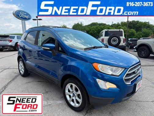 Blue 2018 Ford EcoSport SE