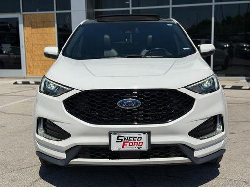 Star White Metallic Tri-Coat 2020 Ford Edge ST