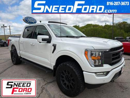 Star White Metallic Tri-Coat 2023 Ford F-150 Lariat
