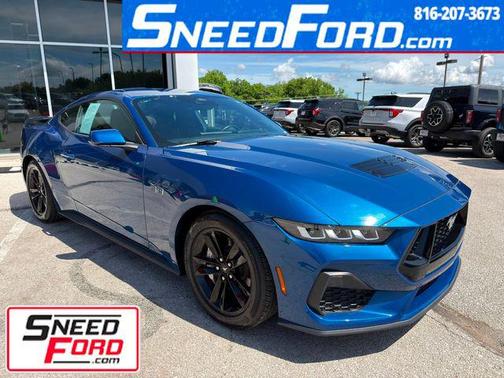 Atlas Blue Metallic 2024 Ford Mustang GT