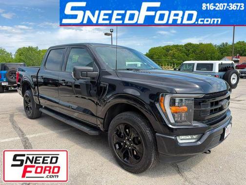 Agate Black Metallic 2022 Ford F-150 XLT