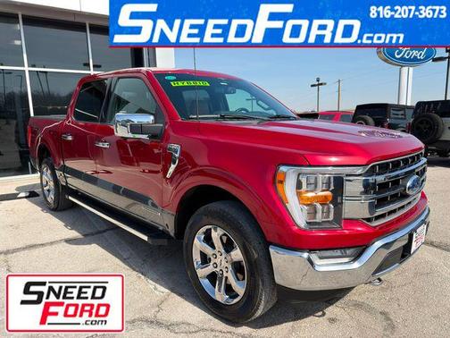 Rapid Red Metallic Tinted Clearcoat 2023 Ford F-150 Lariat