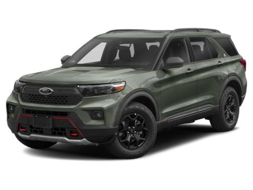 Forged Green Metallic 2023 Ford Explorer Timberline