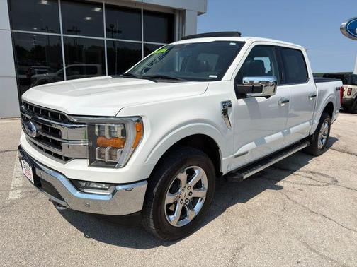 Star White Metallic Tri-Coat 2021 Ford F-150 Lariat