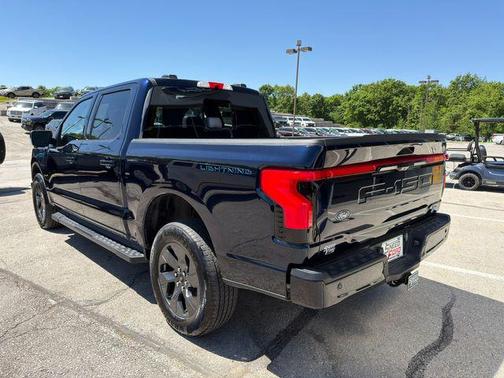 Antimatter Blue Metallic 2024 Ford F-150 Lightning LARIAT