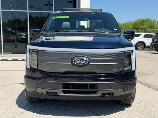 Antimatter Blue Metallic 2024 Ford F-150 Lightning LARIAT