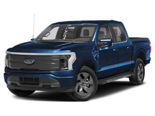 Antimatter Blue Metallic 2024 Ford F-150 Lightning LARIAT