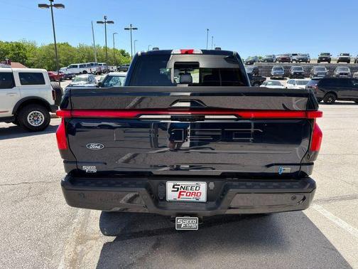 Antimatter Blue Metallic 2024 Ford F-150 Lightning LARIAT