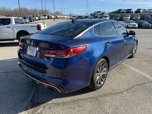 Horizon Blue 2018 Kia Optima SX Turbo