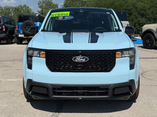 Blue 2026 Ford Maverick XLT