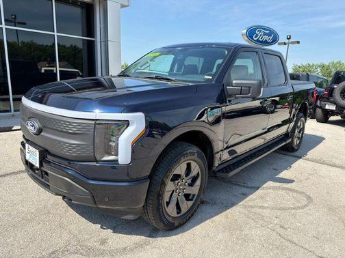 Antimatter Blue Metallic 2024 Ford F-150 Lightning Flash