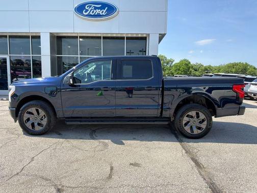 Antimatter Blue Metallic 2024 Ford F-150 Lightning Flash