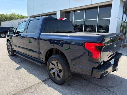 Antimatter Blue Metallic 2024 Ford F-150 Lightning Flash