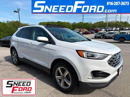 Oxford White 2021 Ford Edge SEL